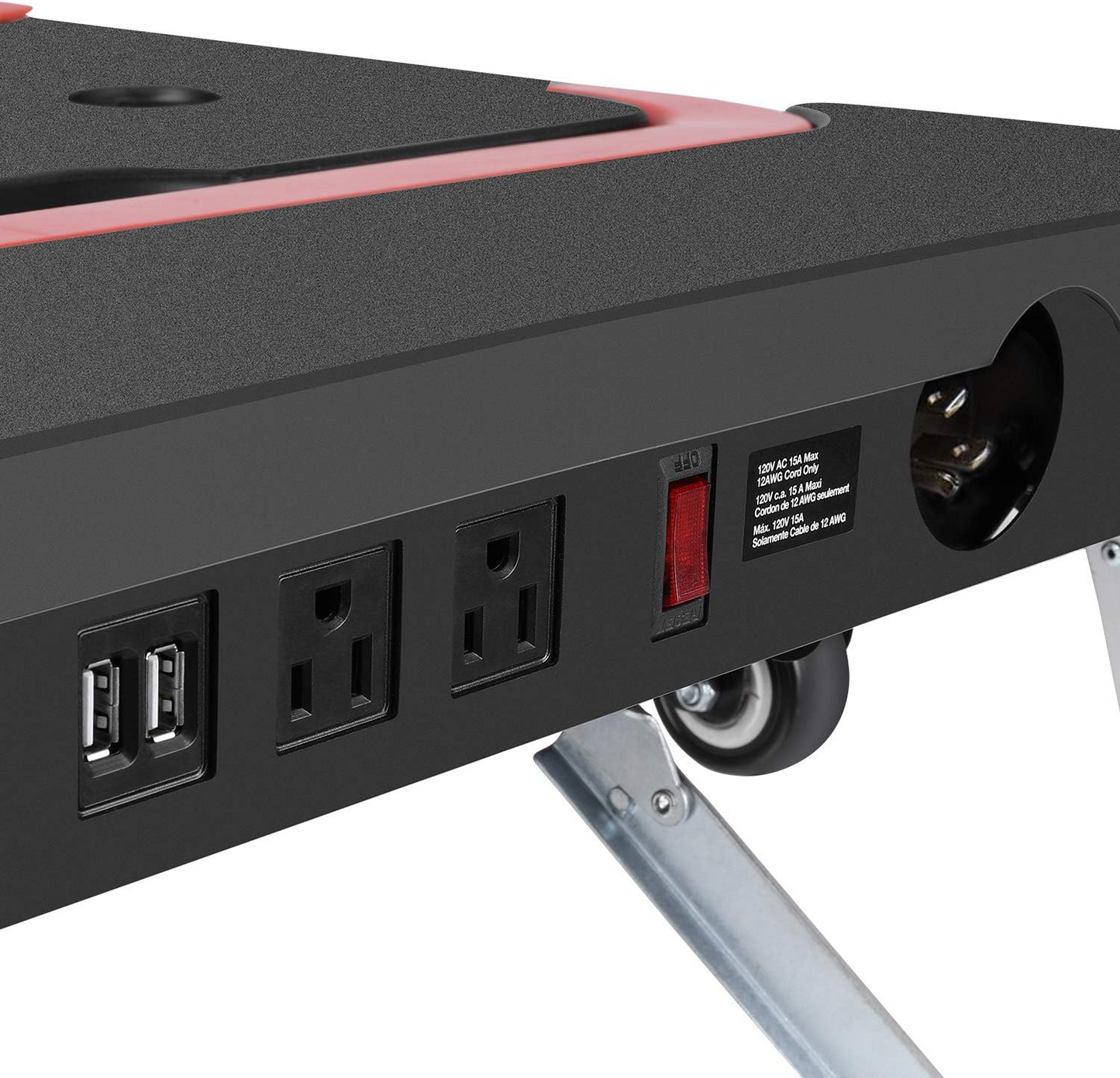 7-in-1 Rolling Work Stool with Storage