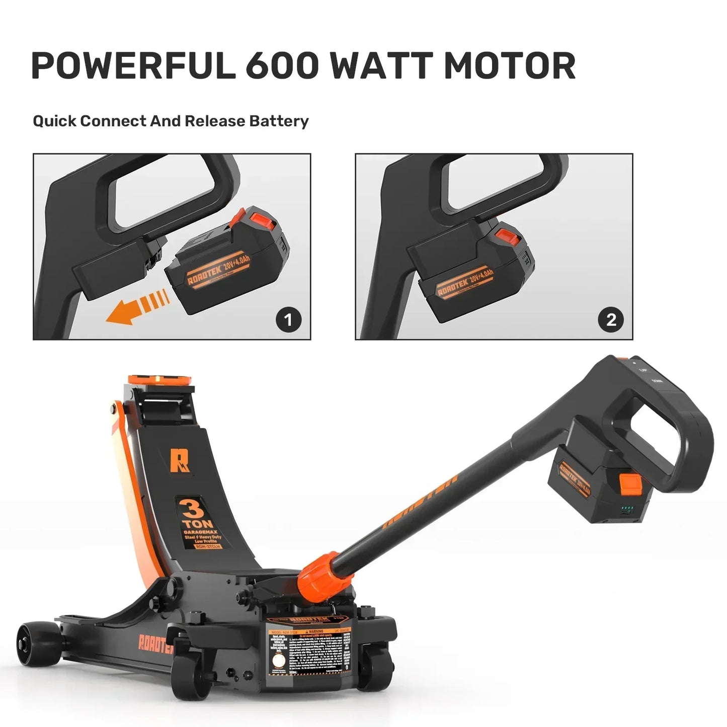 3 Ton Heavy Duty Steel Long Reach Big Wheel Ejack