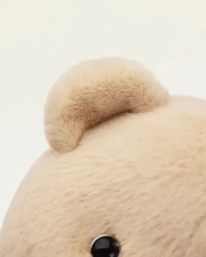 Pink Furry Dino Bear | Handmade Jointed Teddy Bear Gift