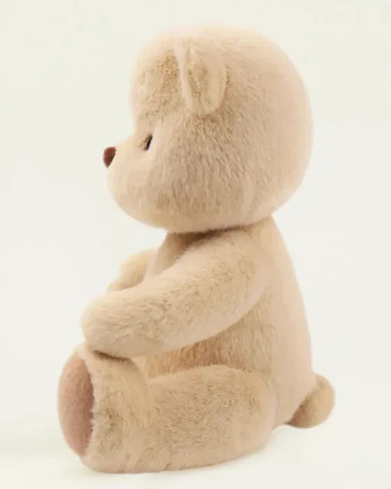 Pink Furry Dino Bear | Handmade Jointed Teddy Bear Gift