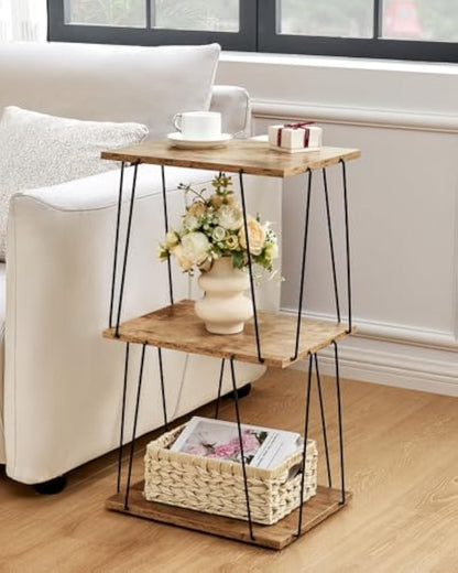 Tall Side Table, Small End Table, 29 inch High Entryway Table