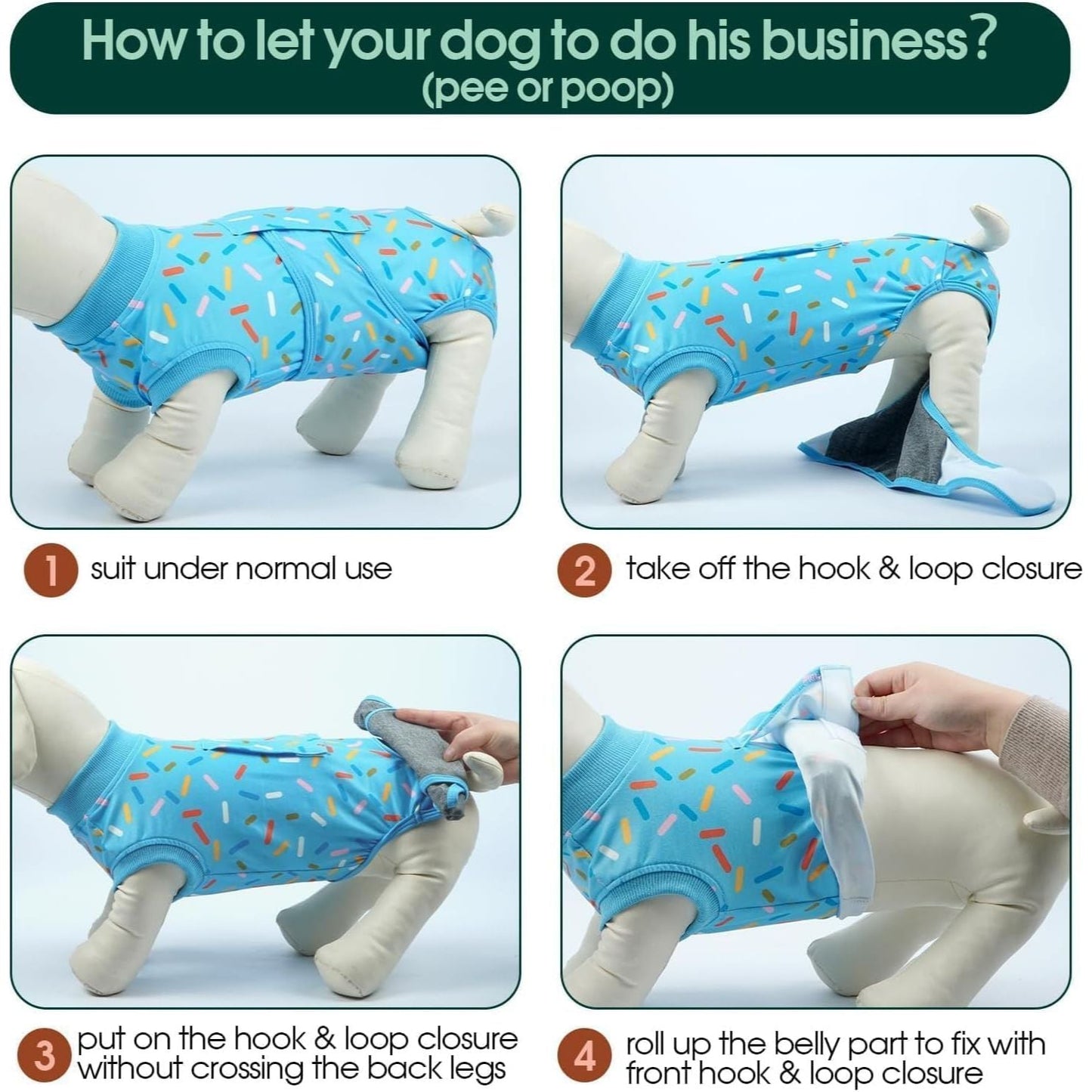 Kuoser Recovery Suit for Dogs