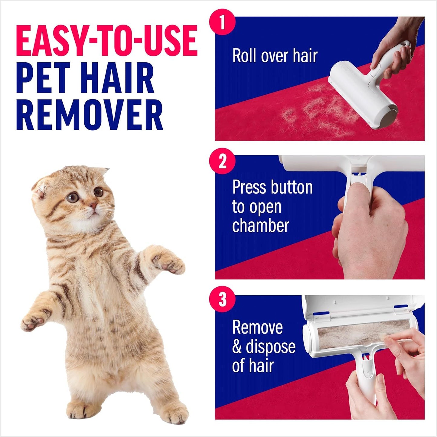 ChomChom Roller Pet Hair Remover and Reusable Lint Roller