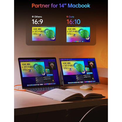 120Hz 14" Portable Monitor – USB-C/HDMI