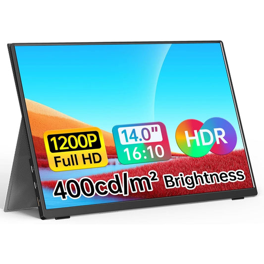 120Hz 14" Portable Monitor – USB-C/HDMI