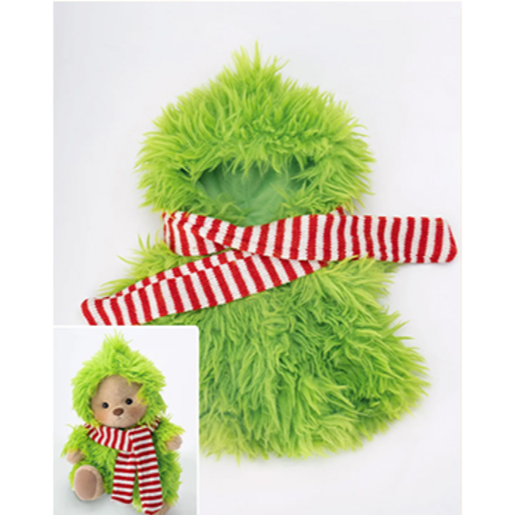 Pink Furry Dino Bear | Handmade Jointed Teddy Bear Gift