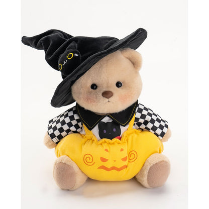 Pink Furry Dino Bear | Handmade Jointed Teddy Bear Gift