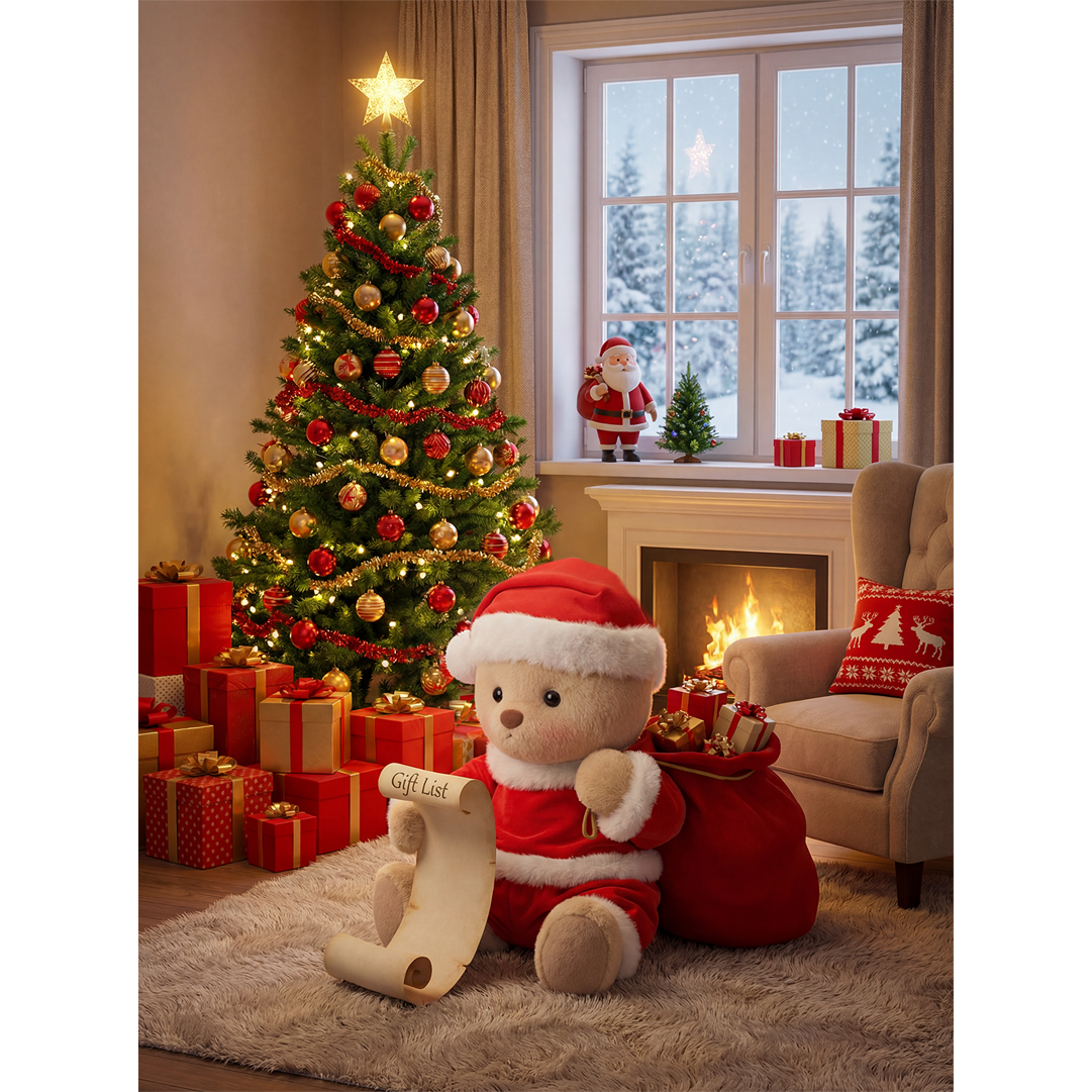 Pink Furry Dino Bear | Handmade Jointed Teddy Bear Gift