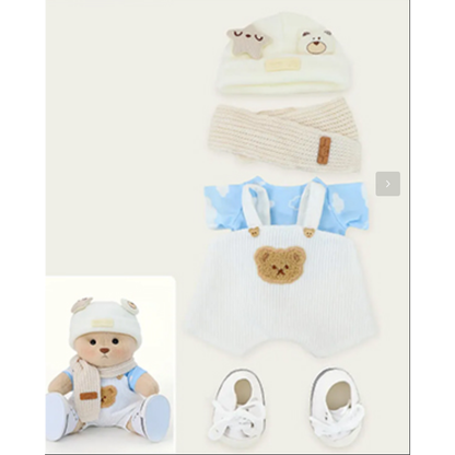 Pink Furry Dino Bear | Handmade Jointed Teddy Bear Gift