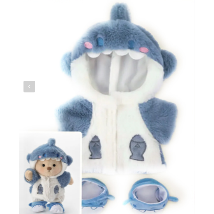 Pink Furry Dino Bear | Handmade Jointed Teddy Bear Gift